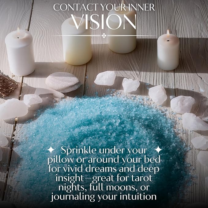 Blue Witch's Dream Sea Salt for Psychic Vision & Astral Travel Rituals – - Image 3