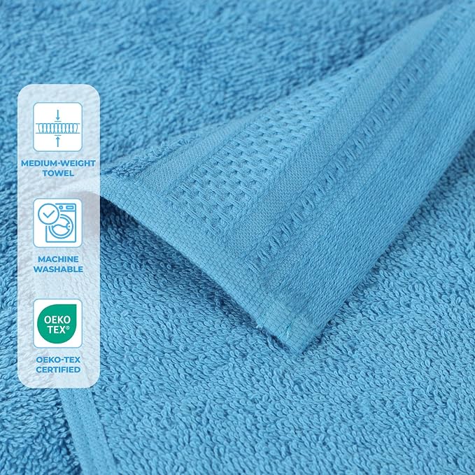 Superior Honeycomb Cotton Medium Weight Towels, - Image 6