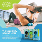 RAD Original Peanut Massage Ball – Medium Density Yoga Deep Tissue Roller Ball - Image 5