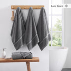 LANE LINEN 100% Cotton 4 Pack Bath Towels Set - Image 3