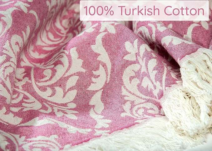 Turkish Beach Towel – 100% Cotton, Quick Dry, Lightweight, Soft Oversized Beach - Image 8
