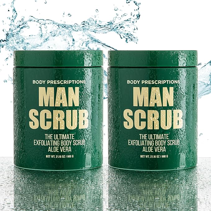 Body Prescriptions Men’s Exfoliating Body Scrub – Ultimate Skin Cleansing Wash - Image 3