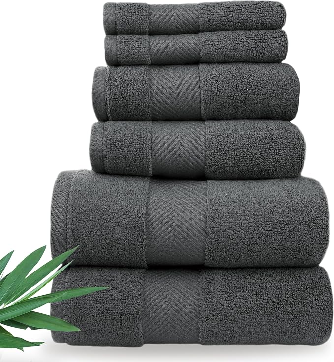 Alusa Home Ultra Soft & Plush Viscose from Bamboo Bath Towels by AlusaHome