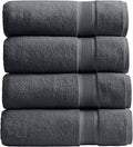 Springtree Home Luxury Viscose from Bamboo Bath Towel Set of 4 | 35% Viscose by SpringtreeHome