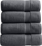 Springtree Home Luxury Viscose from Bamboo Bath Towel Set of 4 | 35% Viscose by SpringtreeHome