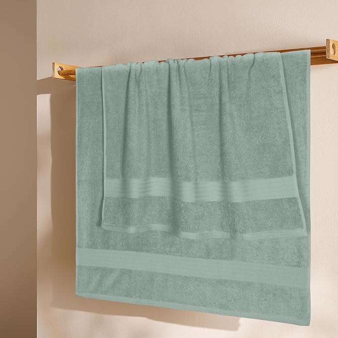 GLAMBURG Premium Cotton 4 Pack Bath Towel Set - Image 3