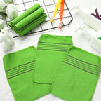 Tatuo 12 Pieces Korean Exfoliating Mitt Glove Italy Towel Body Skin Scrubber - Image 6