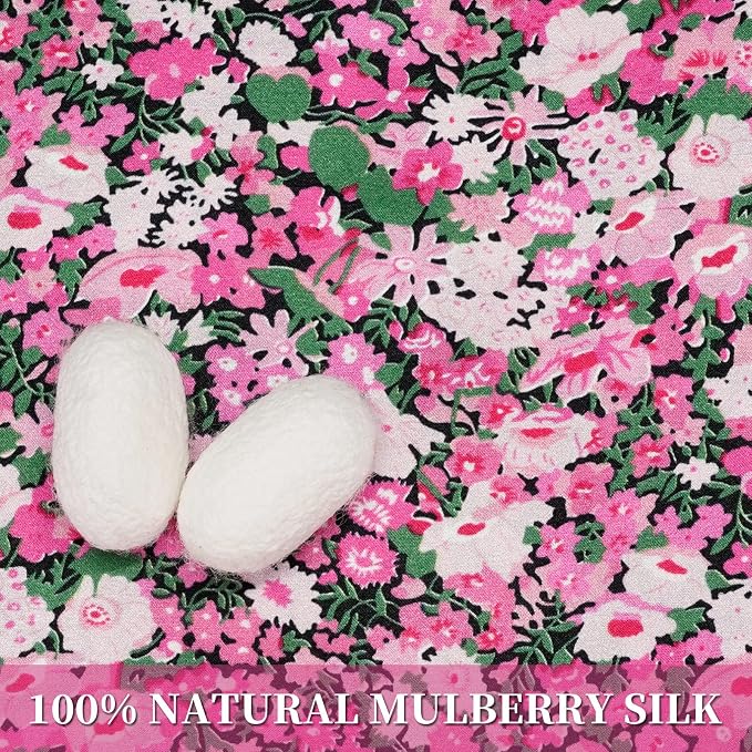 OLESILK 100% Natural Mulberry Silk Sleep Eye Mask Block Out Light, Fashion - Image 7