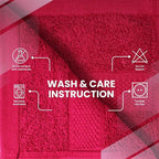 Infinitee Xclusives Burgundy Hand Towels - Image 7