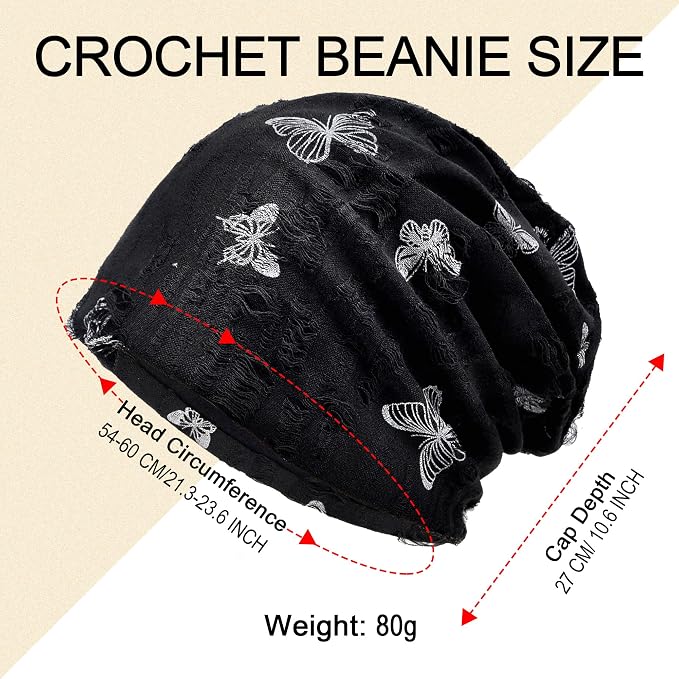 Women's Summer Beanie for Men Hat Boho Hats Adult Dwarf Hats Chemo Cap Cancer - Image 6