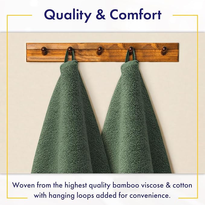 Alusa Home Ultra Soft & Plush Viscose from Bamboo Bath Sheets - Image 4