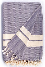 Bersuse 100% Cotton Herringbone XL Throw Blanket - Image 7