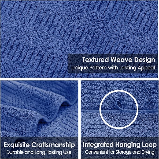 JML Microfiber Bath Towels, Large Bathroom Towel 2 Pack, Super Absorbent and - Image 3