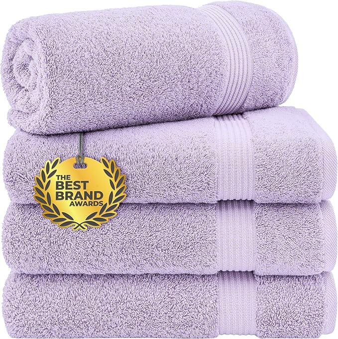 Cotton Paradise 4 Piece Turkish Bath Towels by UNITEDHOMETEXTILE
