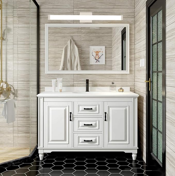 LED Bathroom Vanity Light Fixtures 33.5in Brushed Nickel, Dimmable18W 4000K - Image 6