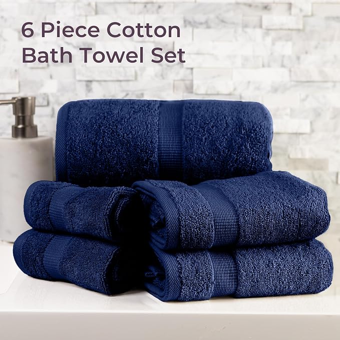 Lavish Home 6 Piece Towel Set - Image 5