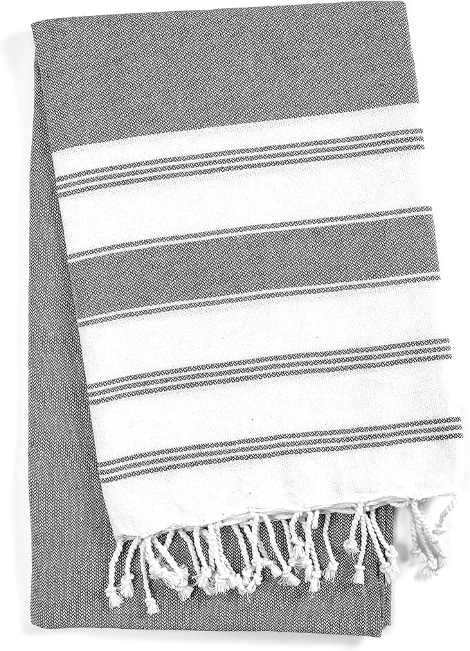 Goroly Home Cotton Turkish Peshtemal Beach Towel, Extra Large, Thin Quick Dry - Image 5