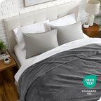 Bare Home Textured Fleece Blanket - Image 5