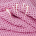 Microfiber Waffle Bath Towels, 4 Pieces, Fast Drying, Lint Free 430 GSM - Image 2