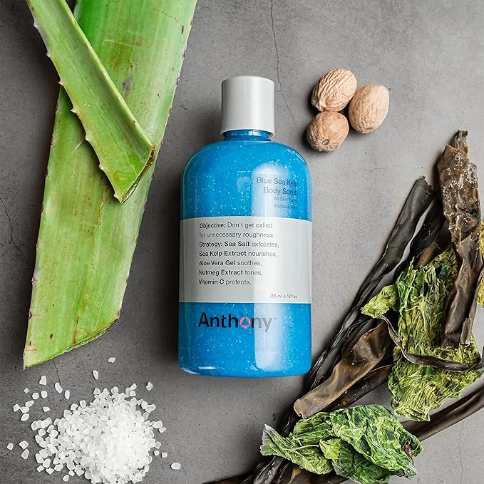 Anthony Exfoliating Body Scrub, Sea Salt, Vitamin C & Aloe Vera, Deep Cleans - Image 4