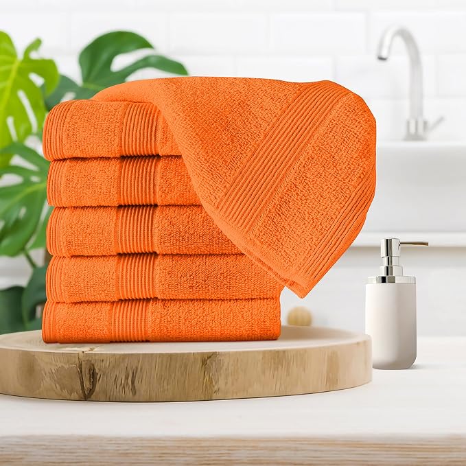 Belizzi Home Ultra Soft 6-Piece Hand Towel Set 16x28-100% Ringspun Cotton - Image 3