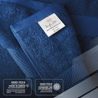 Infinitee Xclusives Luxury 100% Cotton Towel Set – 8 Piece Bathroom Towel Set – - Image 5