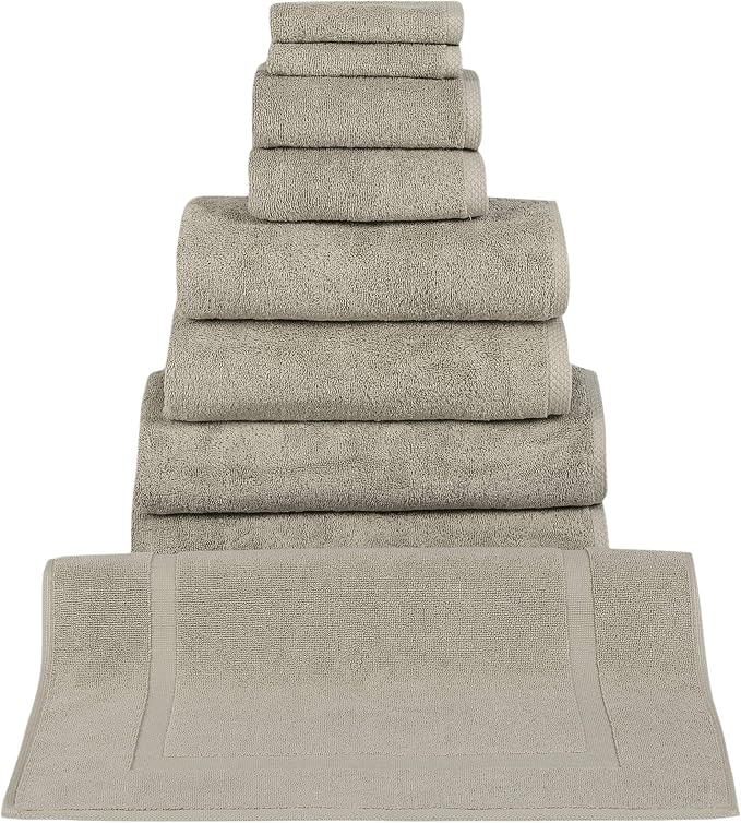 Classic Turkish Towels CTT Set of 9-100% Turkish Cotton, Absorbent & Comfy - Image 6