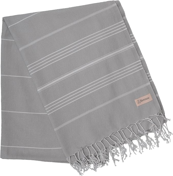 Bersuse Towels Anatolia XL Beach Blanket Throw Blanket Turkish Towel 100% - Image 4
