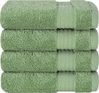 Cotton Paradise 100% Cotton Turkish Washcloth Set by UNITEDHOMETEXTILE