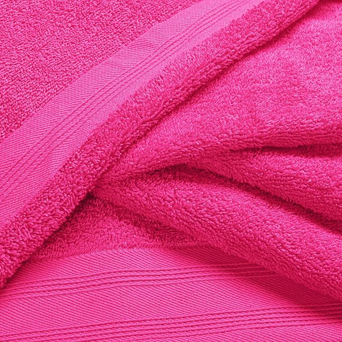 Ultra Soft 3 Pack Cotton Towel Set, Contains a Bath Towels 28x55 inch, a Hand - Image 2