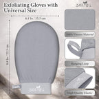 Exfoliating glove for Shower & Exfoliating body scrubber – 100% Vegan Viscose - Image 2