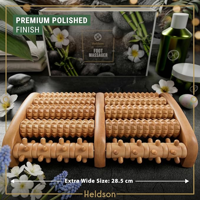 HELDSON® Foot Massager Roller Plantar Fasciitis Pain Relief - Image 3