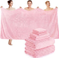 Peryiter Oversized Bath Towels Set of 6 by Peryiter