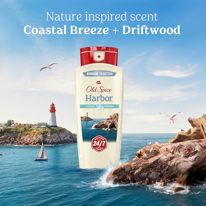 Old Spice Cleansing Body Wash for Men, 24/7 Shower Fresh - Image 7