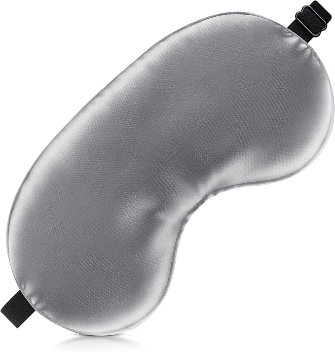Sleep Mask Silk Eye Mask for Men Sleeping Mask, Adjustable Elastic Strap for by Unknown