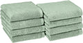 Amazon Basics Lightweight Quick-Dry Hand Towels, 100% Cotton, Seafoam Green by AmazonBasics