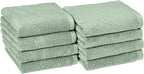 Amazon Basics Lightweight Quick-Dry Hand Towels, 100% Cotton, Seafoam Green by AmazonBasics