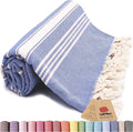 Bazaar Anatolia Turkish Beach Towel – 100% Cotton, Quick Dry, Sand Free Towel by BazaarAnatolia