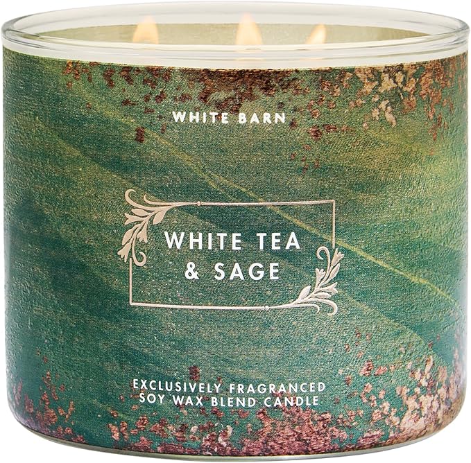 Bath & Body Works White Tea & Sage 3-Wick Candle by BathBodyWorks