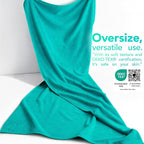American Soft Linen 100% Cotton 600 GSM Turkish 40x80 Oversized Bath Towel Sheet - Image 3