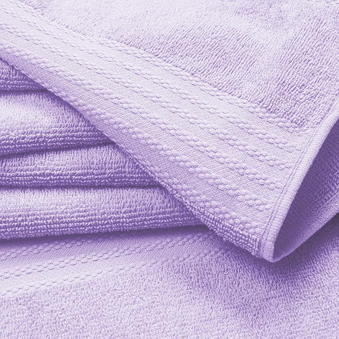 GLAMBURG Premium Cotton 4 Pack Bath Towel Set - Image 2