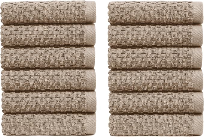 COTTON CRAFT Euro Spa Waffle Wash Cloth by COTTONCRAFT
