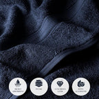 SUPERIOR Egyptian Cotton Pile Bath Towel Set of 2, Ultra Soft Luxury Towels - Image 7