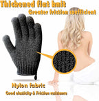 MIG4U Shower Exfoliating Scrub Gloves, Bathing Gloves Body Wash Dead Skin - Image 4