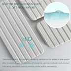 NiuYichee Set of 4 Water Absorbing Stone Trays - Image 2