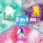 Tub Works® Magical Kids Bubble Bath, Variety 12 Pack | Creates Colorful Water & - Image 3