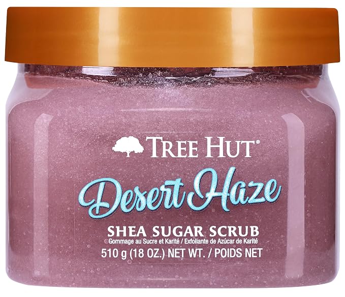 Tree Hut Desert Haze Shea Sugar Scrub, Exfoliating, Hydrating & Moisturizing by TreeHut