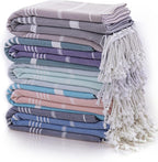 Cotton Prewashed, Cotton Bath Beach Spa Sauna Hammam Yoga Gym Hamam Towel Fouta - Image 2
