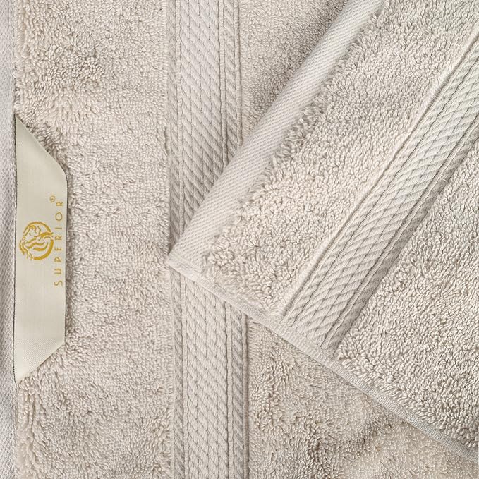 SUPERIOR Egyptian Cotton Pile Bath Sheet Set of 2, Ultra Soft Luxury Towels - Image 7