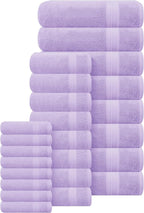 GLAMBURG Ultra Soft 24-Piece Towel Set - Image 3